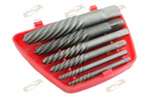 EASY OUT 6PC SET With CASE 1/8" To 3/4" HI-GRADE STEEL